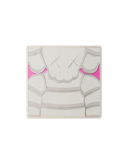 KAWS Enamel Pin 3-Pack — Square Chum Gray, Square Chum Red & Skeleton Green