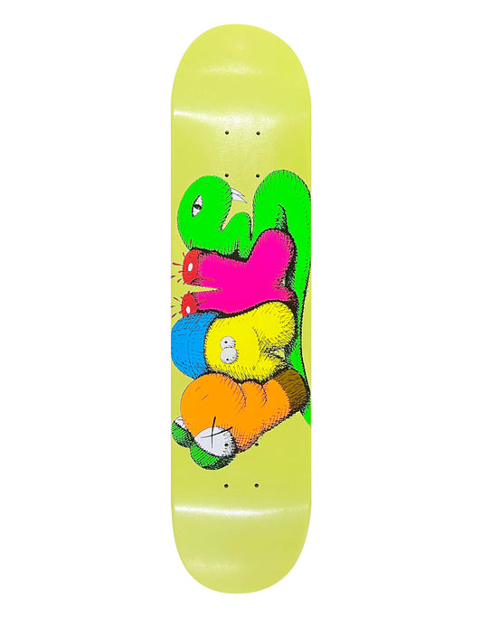 KAWS - 'Fake' Yellow Skateboard Deck, 2007