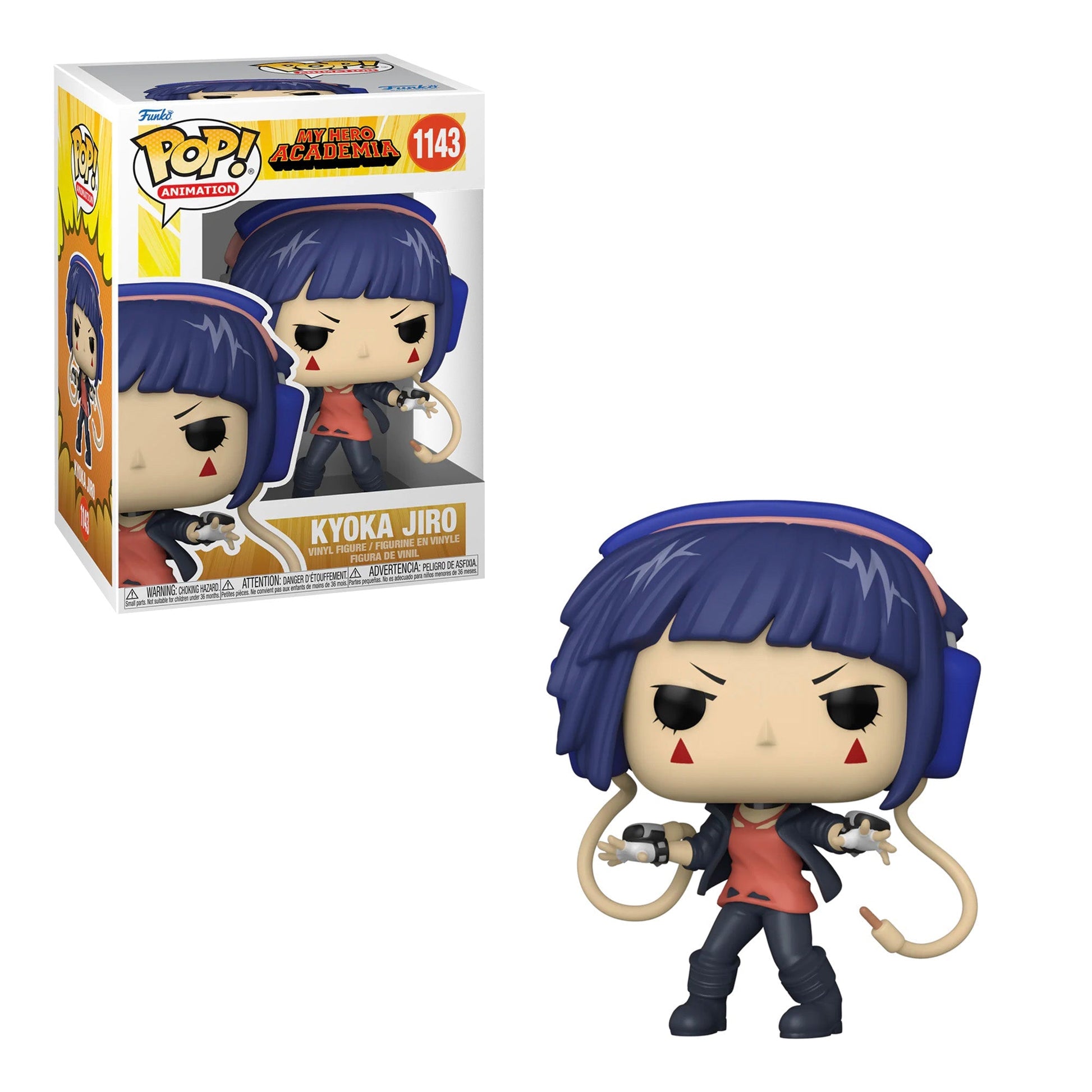 My Hero Academia Funko Pop 4-Pack — Eri, Sir Nighteye, Kyoka Jiro & Yuga Aoyama (agent draft T551) — side view