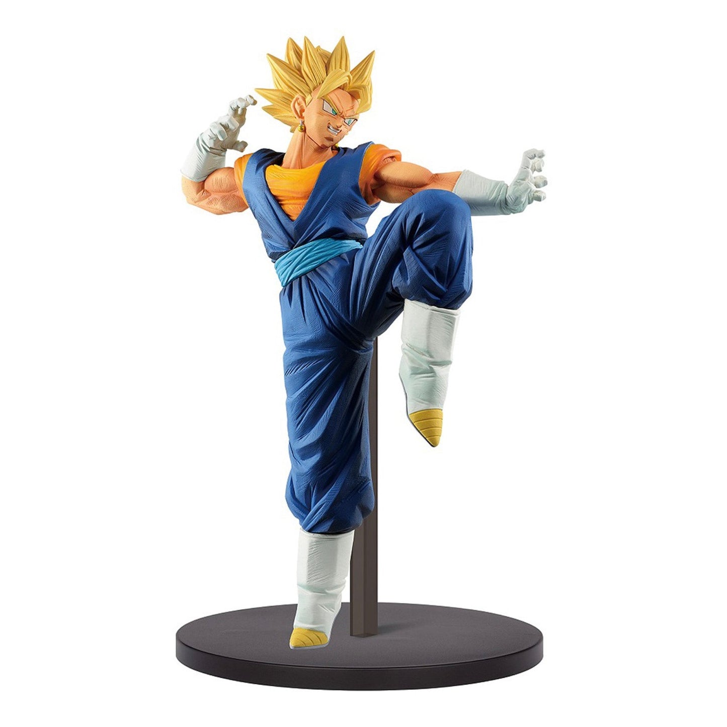 Dragon Ball Super Goku Fes & Zenkai Figure 3-Pack — Child Goku, Son Goku & Super Saiyan Vegito — side view