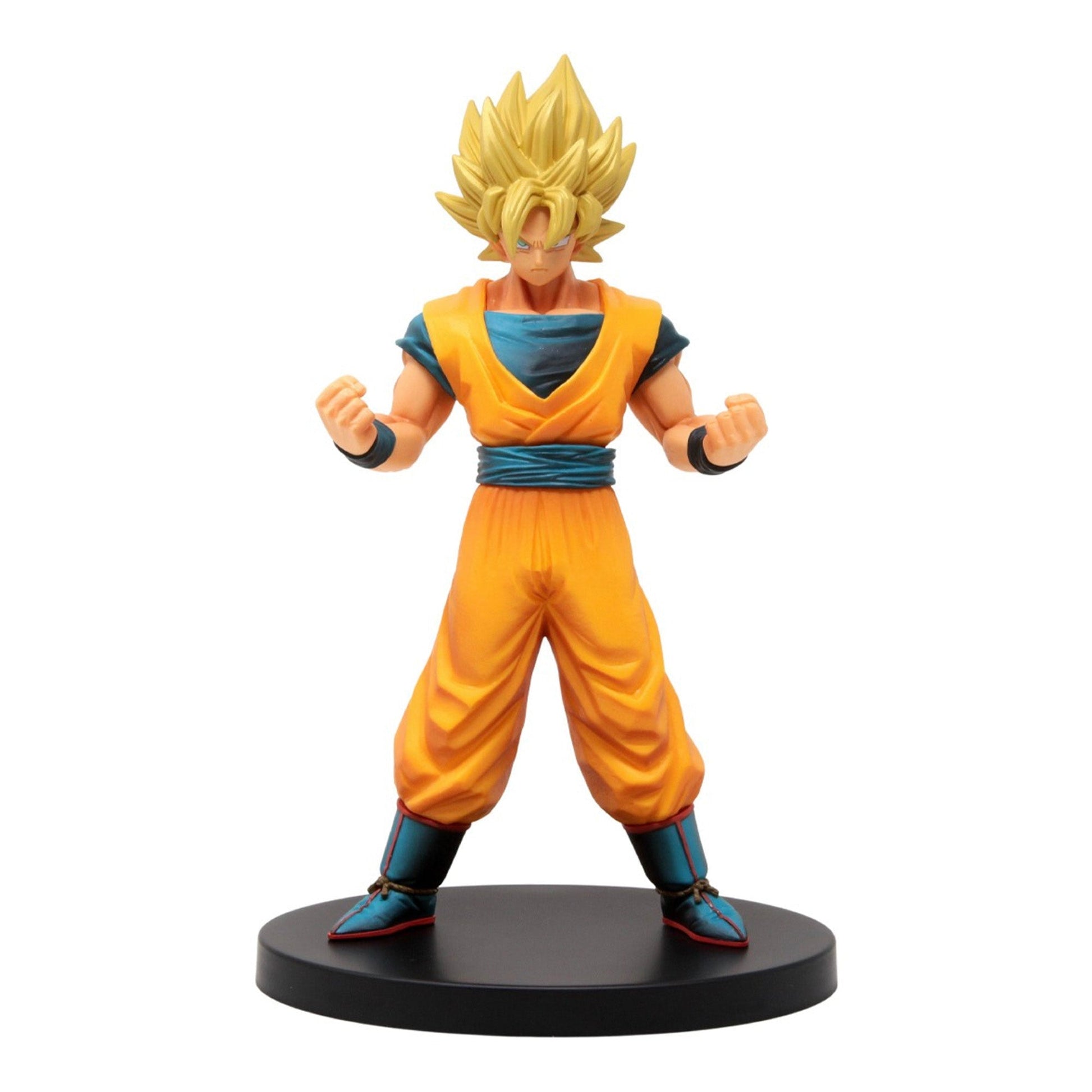 Dragon Ball Son Goku Forms 3-Pack — Ultra Instinct, Super Saiyan & Super Saiyan Blue (agent draft T551) — back view