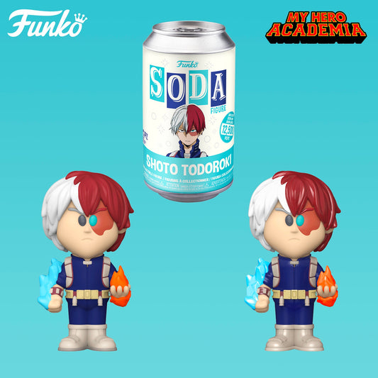 Funko Vinyl SODA: My Hero Academia - Shoto Todoroki 12,500 Limited Edition (1 in 6 Chance at Chase)