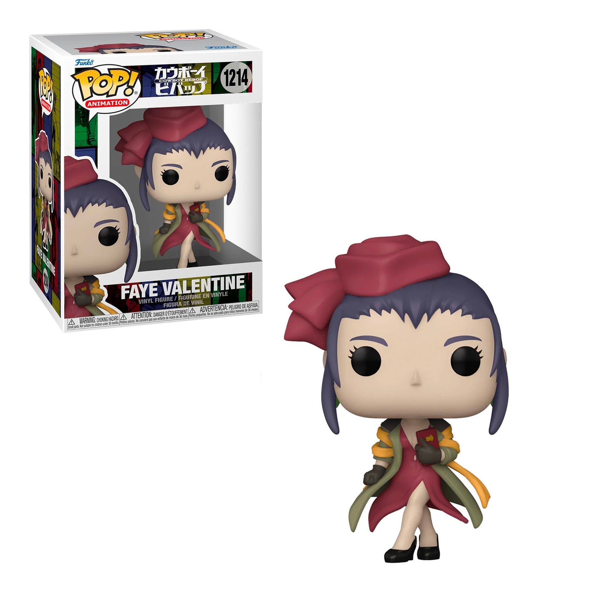 Cowboy Bebop Funko Pop 4-Pack — Spike, Jet, Faye & Julia (agent draft T456) — side view