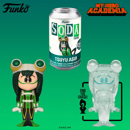 My Hero Academia Collector 3-Pack — Todoroki SODA, Tsuyu SODA & Flocked Hawks — back view