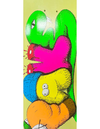 KAWS - 'Fake' Yellow Skateboard Deck, 2007