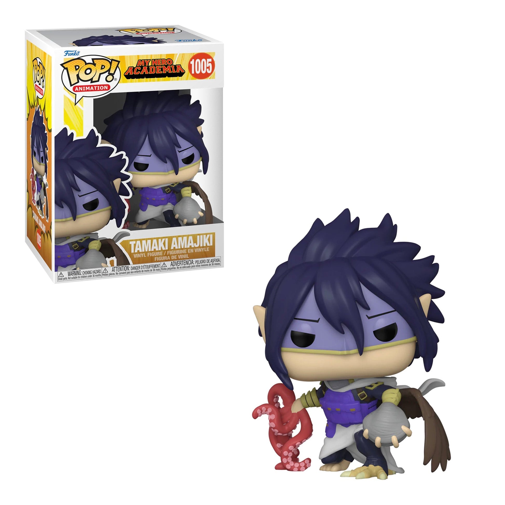 My Hero Academia Funko Pop 3-Pack — Mirio Togata, Tamaki Amajiki & Overhaul — back view