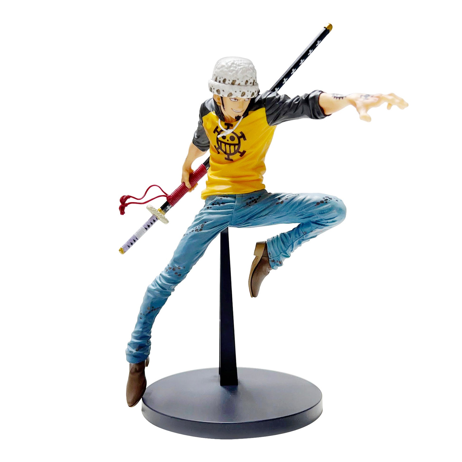 One Piece Figure 3-Pack — Smoker, Trafalgar Law & Boa Hancock