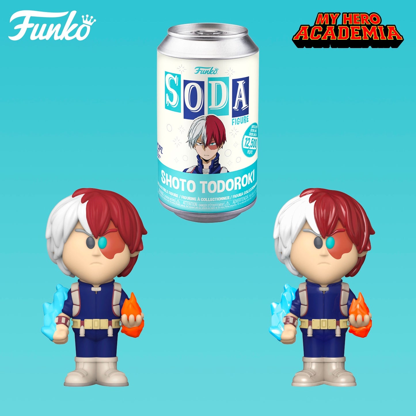 My Hero Academia Collector 3-Pack — Todoroki SODA, Tsuyu SODA & Flocked Hawks