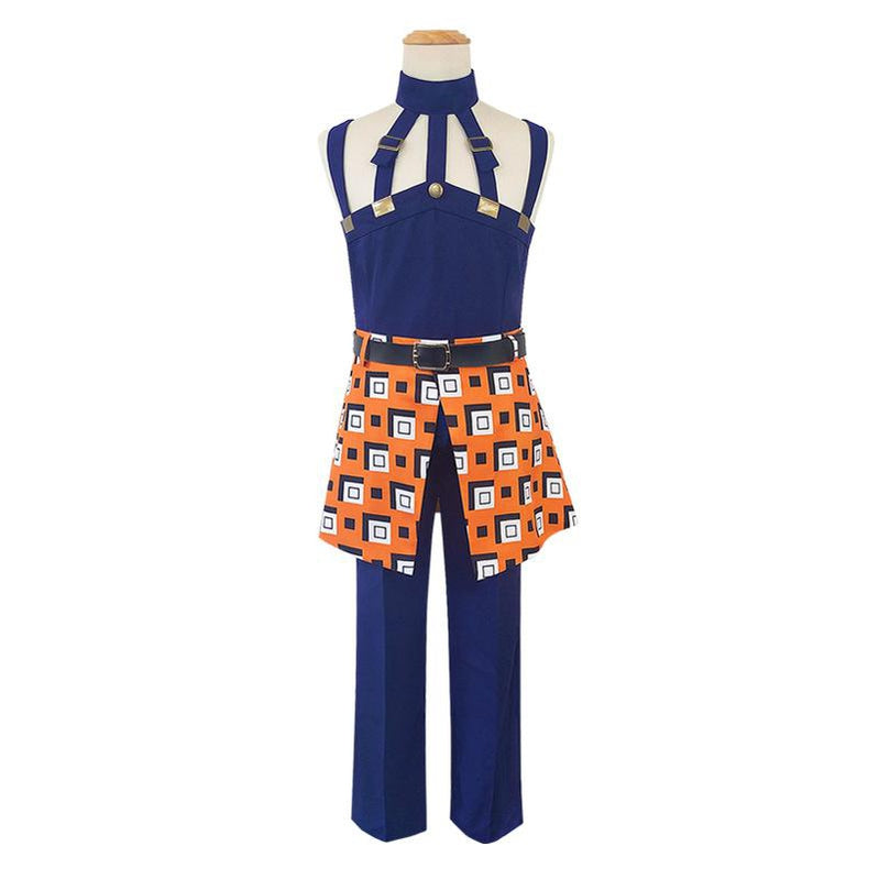 JoJo's Bizarre Adventure Golden Wind Narancia Ghirga Cosplay Costume — back view