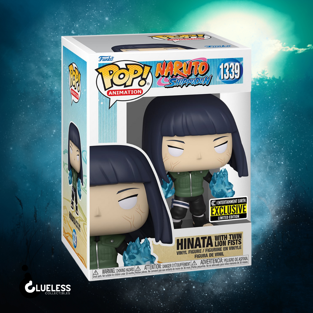 Hinata with Twin Lion Fists Funko Pop (Non Chase) - Entertainment Earth Exclusive — back view