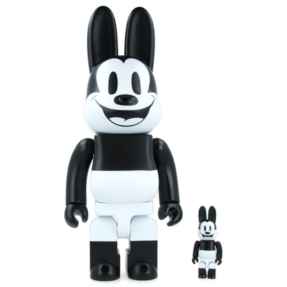 400% + 100% Bearbrick Oswald the Lucky Rabbit