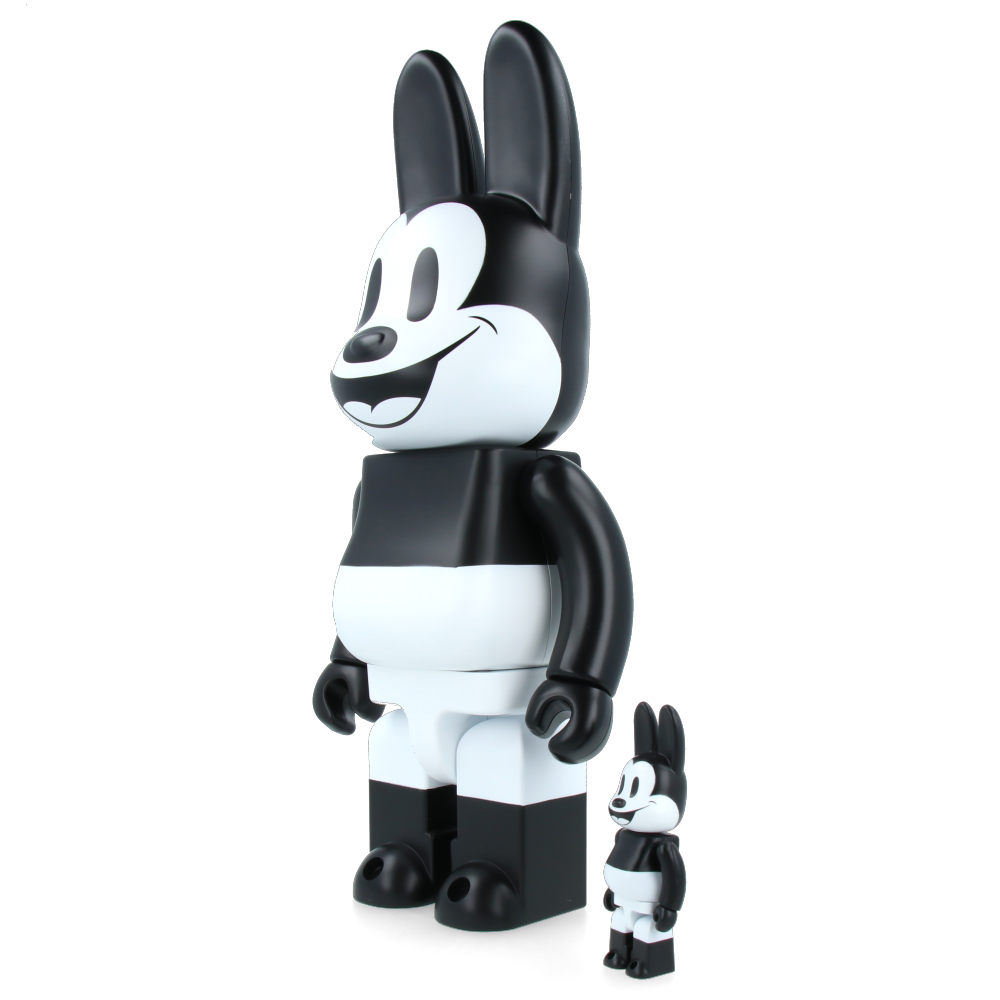 400% + 100% Bearbrick Oswald the Lucky Rabbit