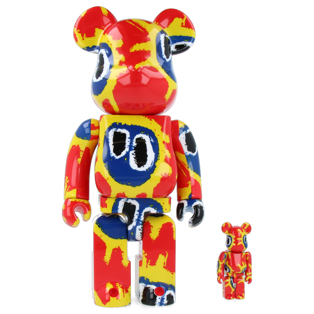 400% + 100% Bearbrick Primal Scream - Screamadelica — back view