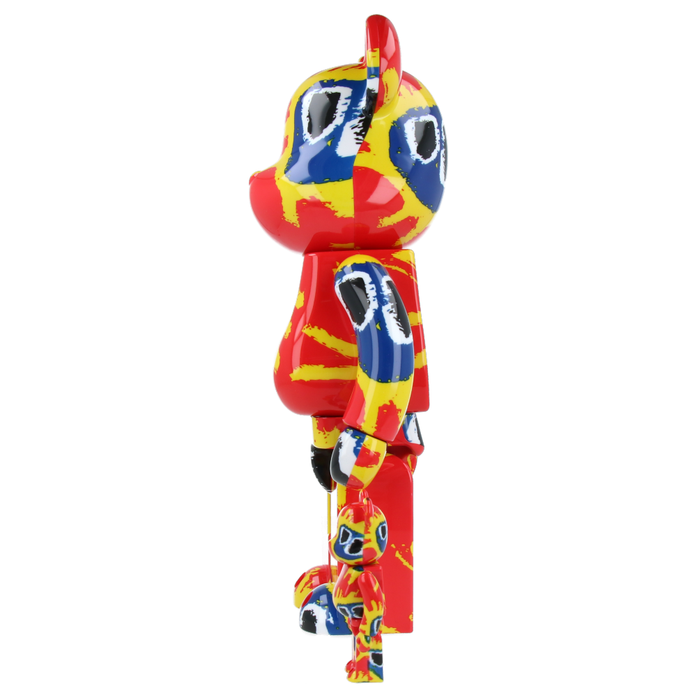 400% + 100% Bearbrick Primal Scream - Screamadelica — detail