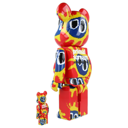 400% + 100% Bearbrick Primal Scream - Screamadelica