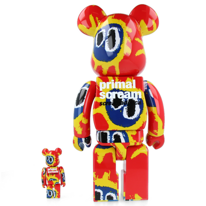 400% + 100% Bearbrick Primal Scream - Screamadelica