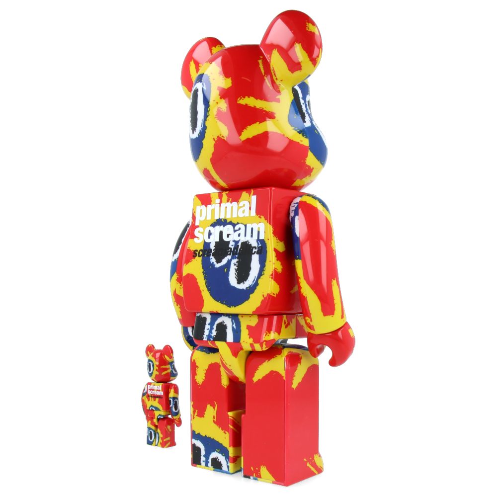 400% + 100% Bearbrick Primal Scream - Screamadelica — in use