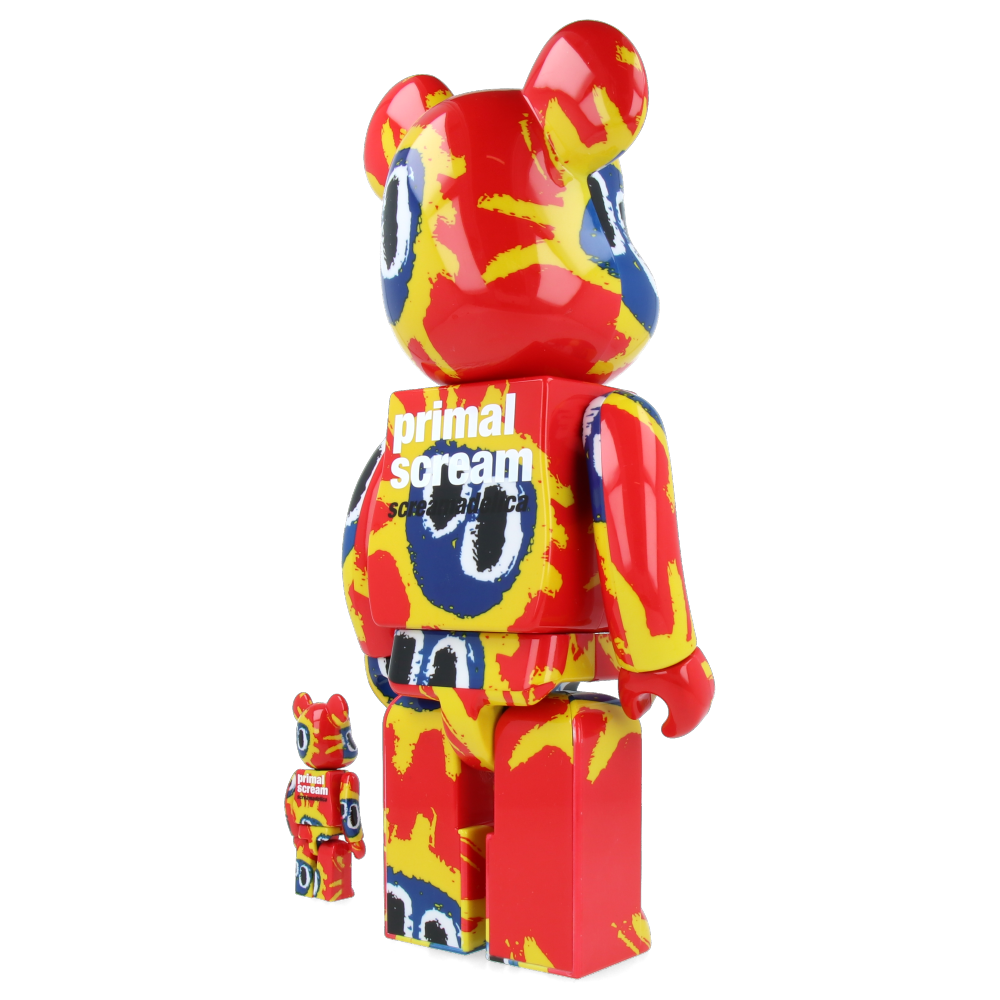 400% + 100% Bearbrick Primal Scream - Screamadelica