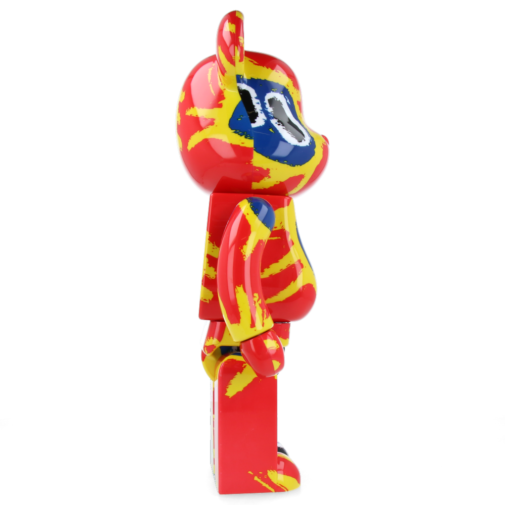 400% + 100% Bearbrick Primal Scream - Screamadelica — back view