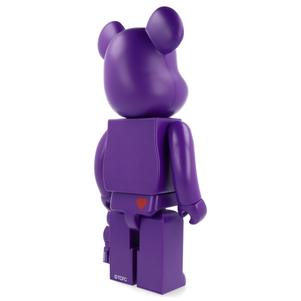 400% + 100% Bearbrick Rainbow Heart Bear