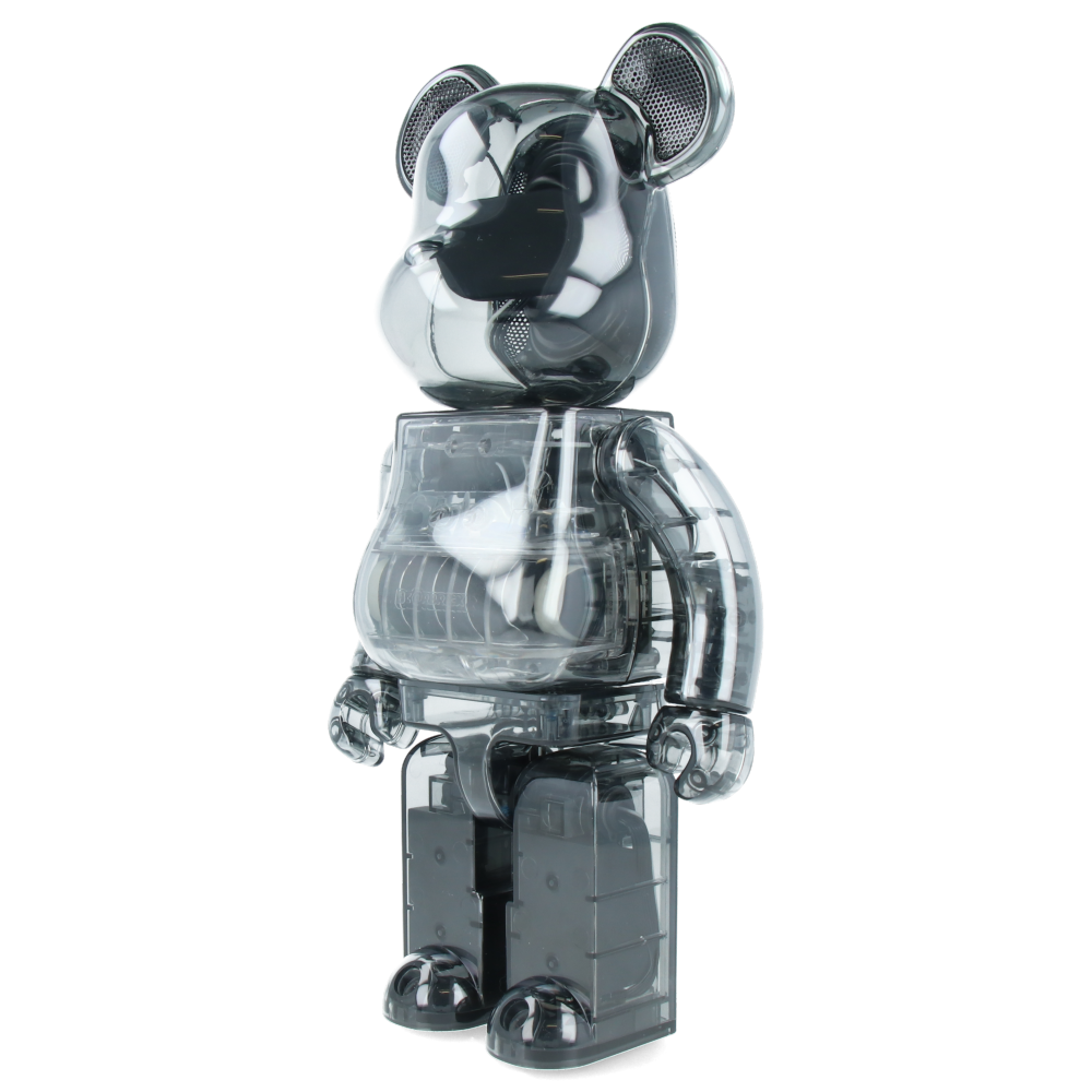 400% Bearbrick Portable Speaker Rinaro - Smoke — back view