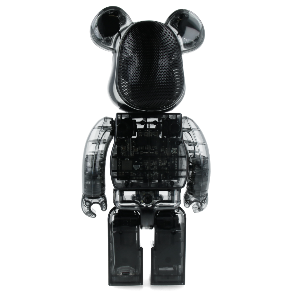400% Bearbrick Portable Speaker Rinaro - Smoke — in use