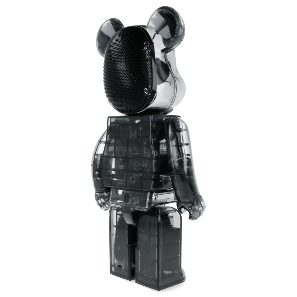 400% Bearbrick Portable Speaker Rinaro - Smoke — back view