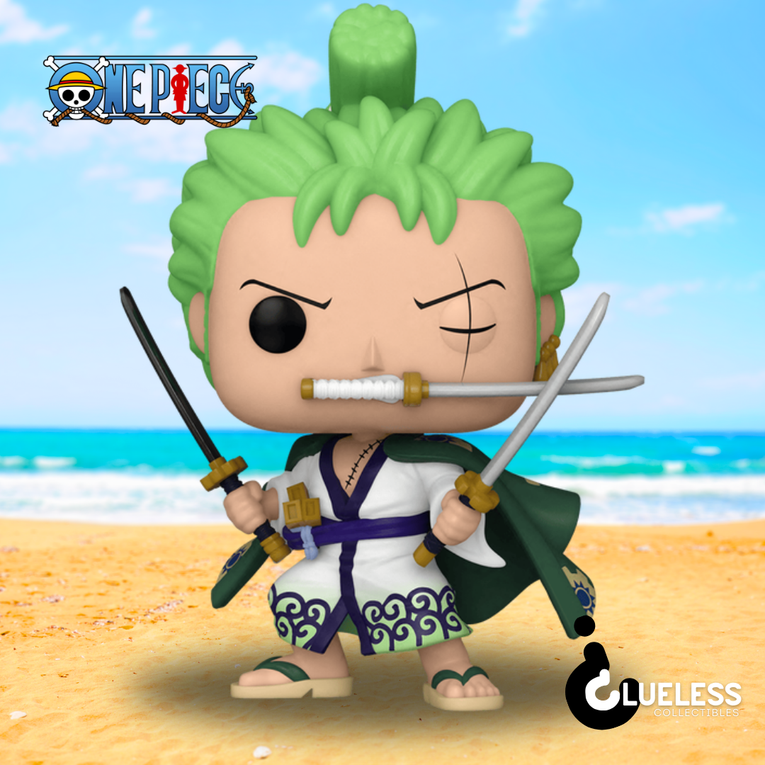 Roronoa Zoro Funko Pop - One Piece — back view