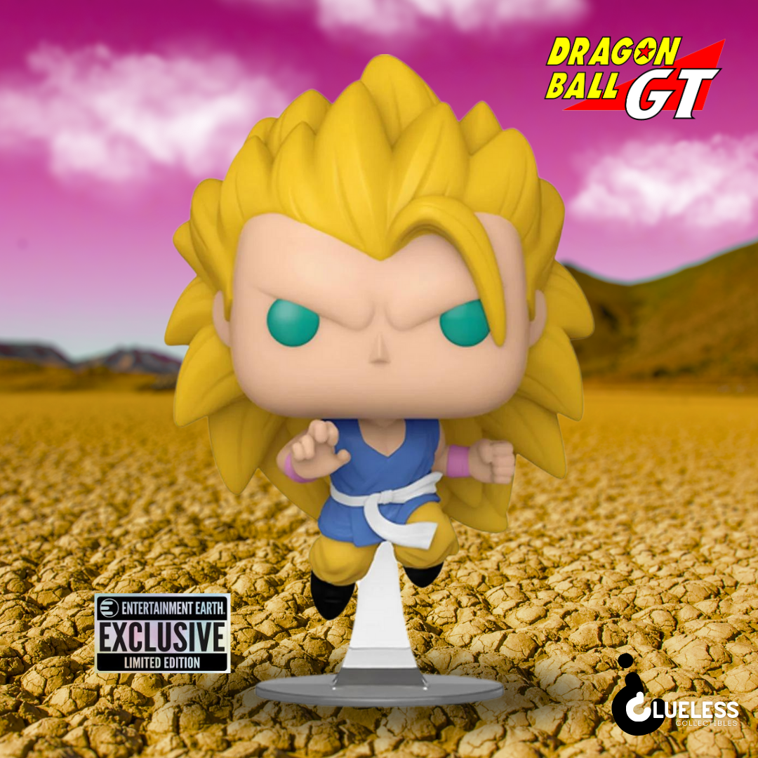 Super Saiyan 3 Goku Funko Pop - Entertainment Earth Exclusive — back view