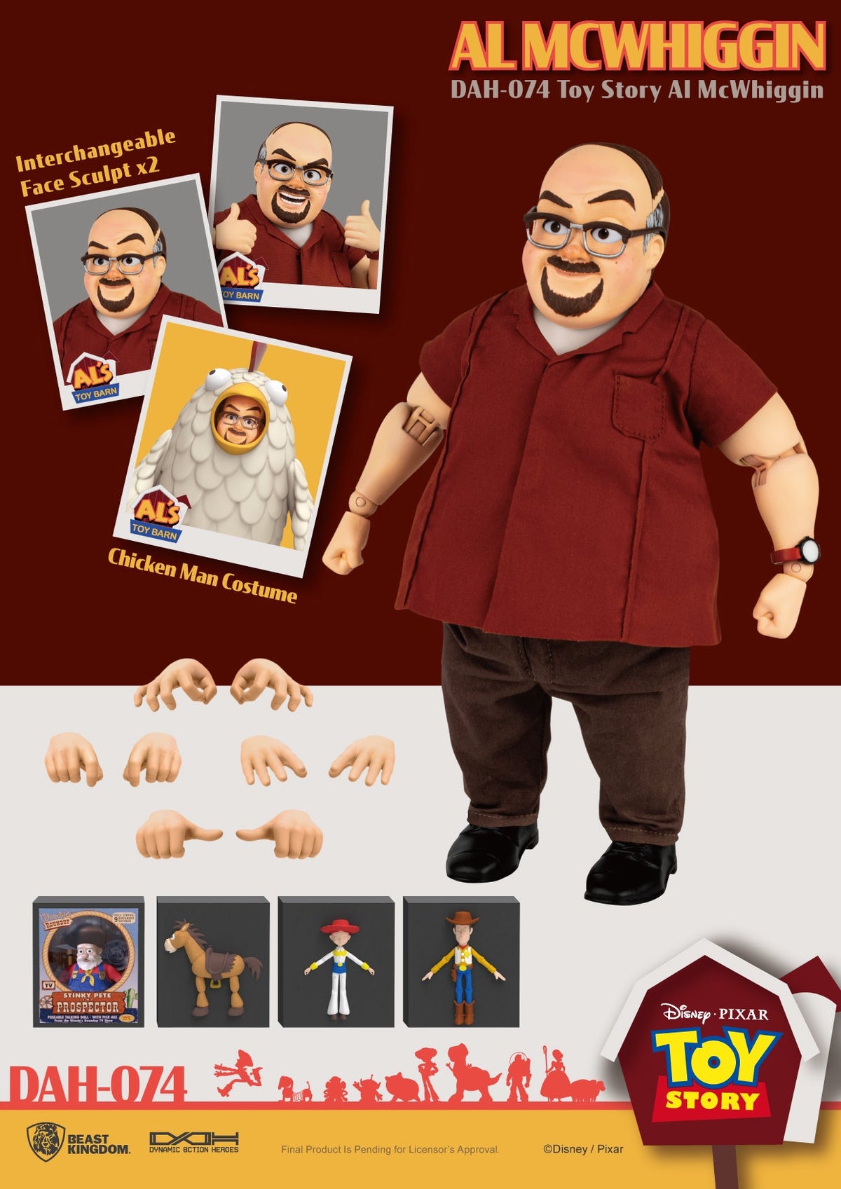 DAH-074 Toy Story 2 AL McWhiggin Dynamic 8ction Heroes — detail