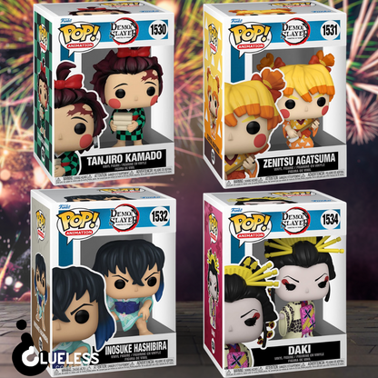 Demon Slayer Funko Pop Duo — Season 2 Pop Set + Glow-in-the-Dark Rengoku