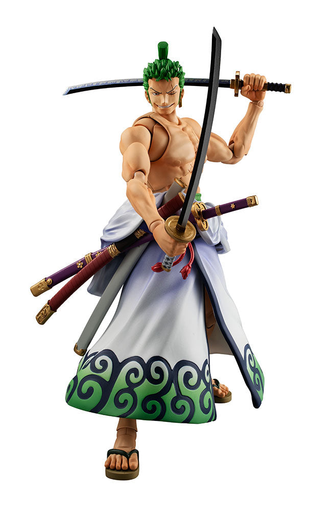 One Piece Variable Action Heroes Duo — Luffy Taro + Zoro Juro — back view