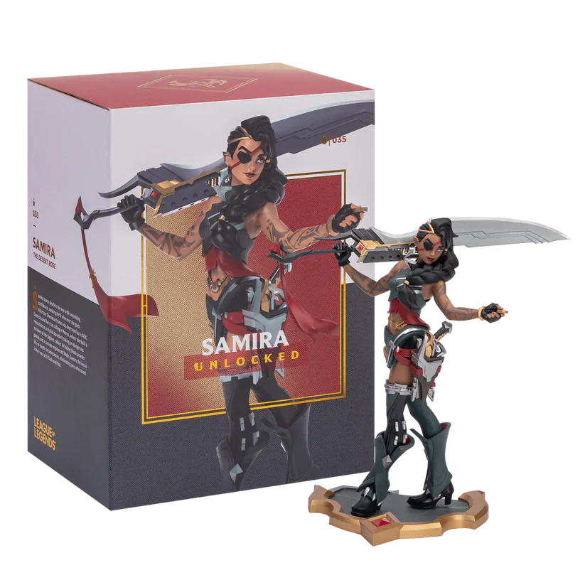 League of Legends - Samira - UNLOCKED Statue — in use