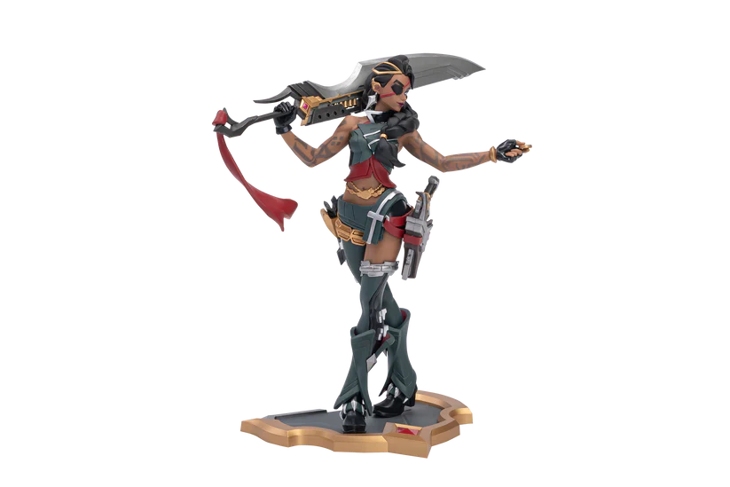 League of Legends - Samira - UNLOCKED Statue — back view