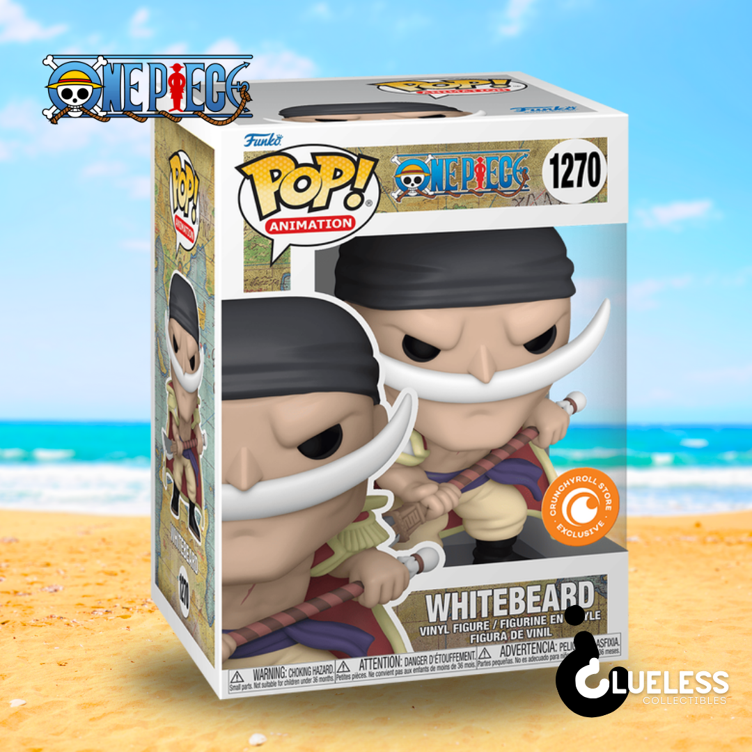 One Piece Funko Pop 3-Pack — Whitebeard, Jinbe & Red Hawk Luffy