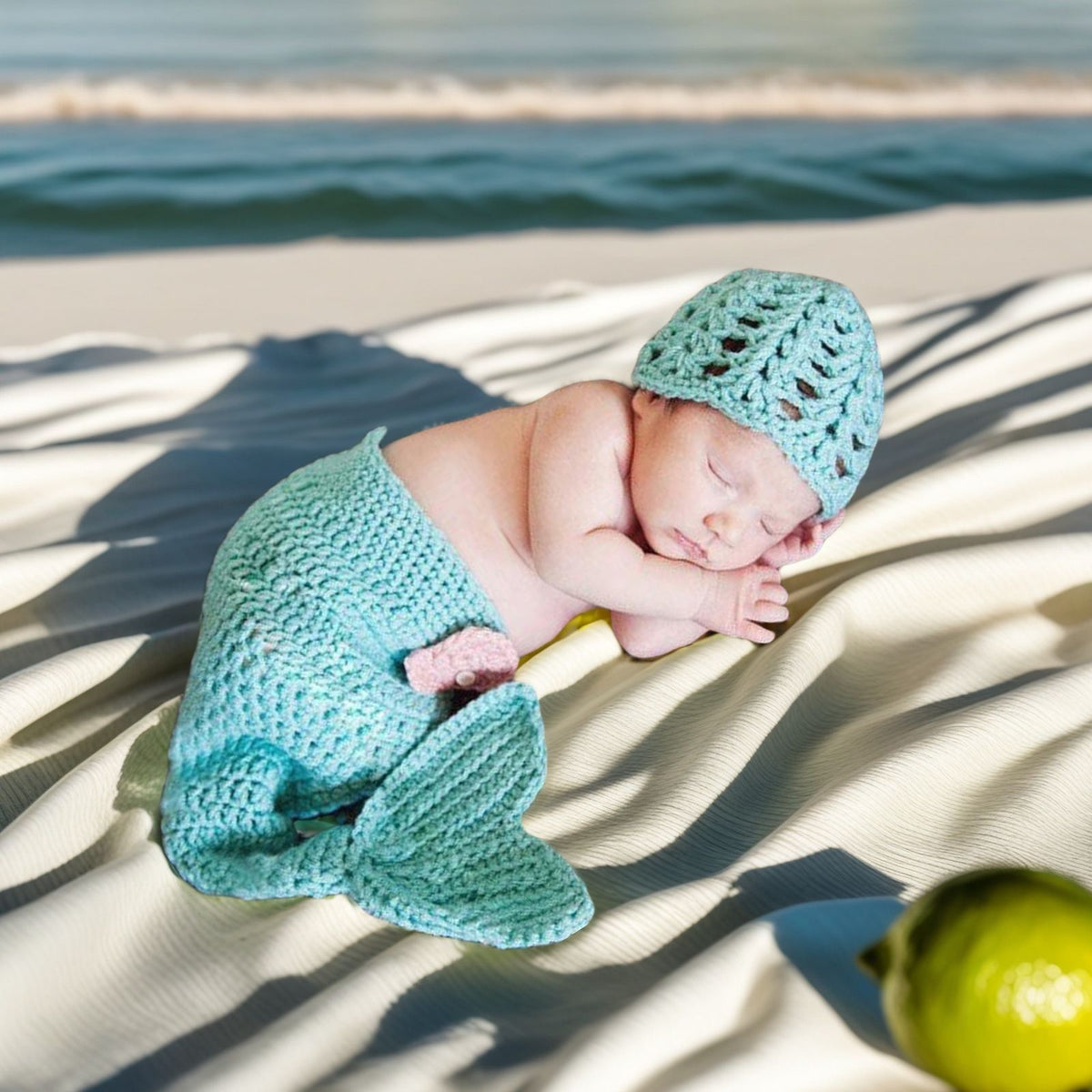 Cute Baby Photography Mermaid Costume Prop | Magic Stories