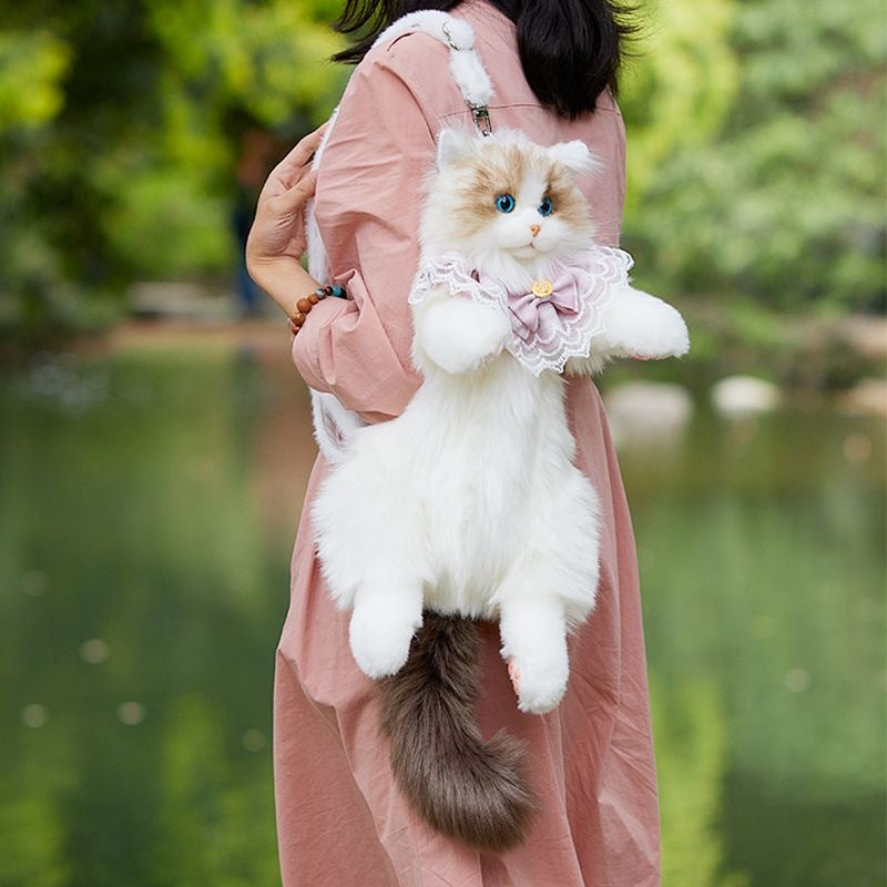 Women's Cute Ragdoll Backpack Plush Doll | Magic Stories