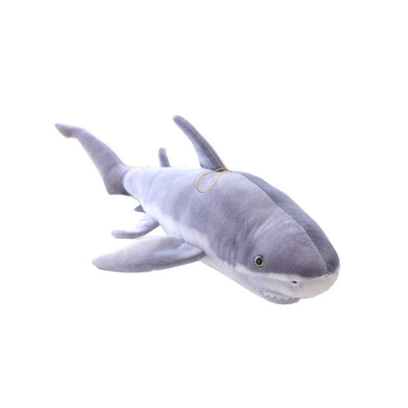 Simulation Children's Shark Plush Toy — side view