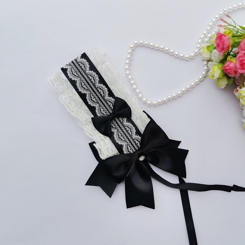 Lolita Headband Headwear Handmade Lace Bow | Magic Stories