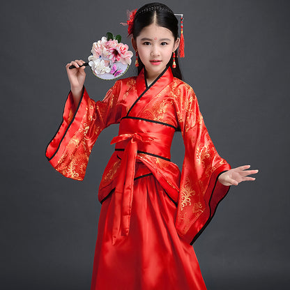 Children's Han Chinese Costume Tang Suit | Magic Stories