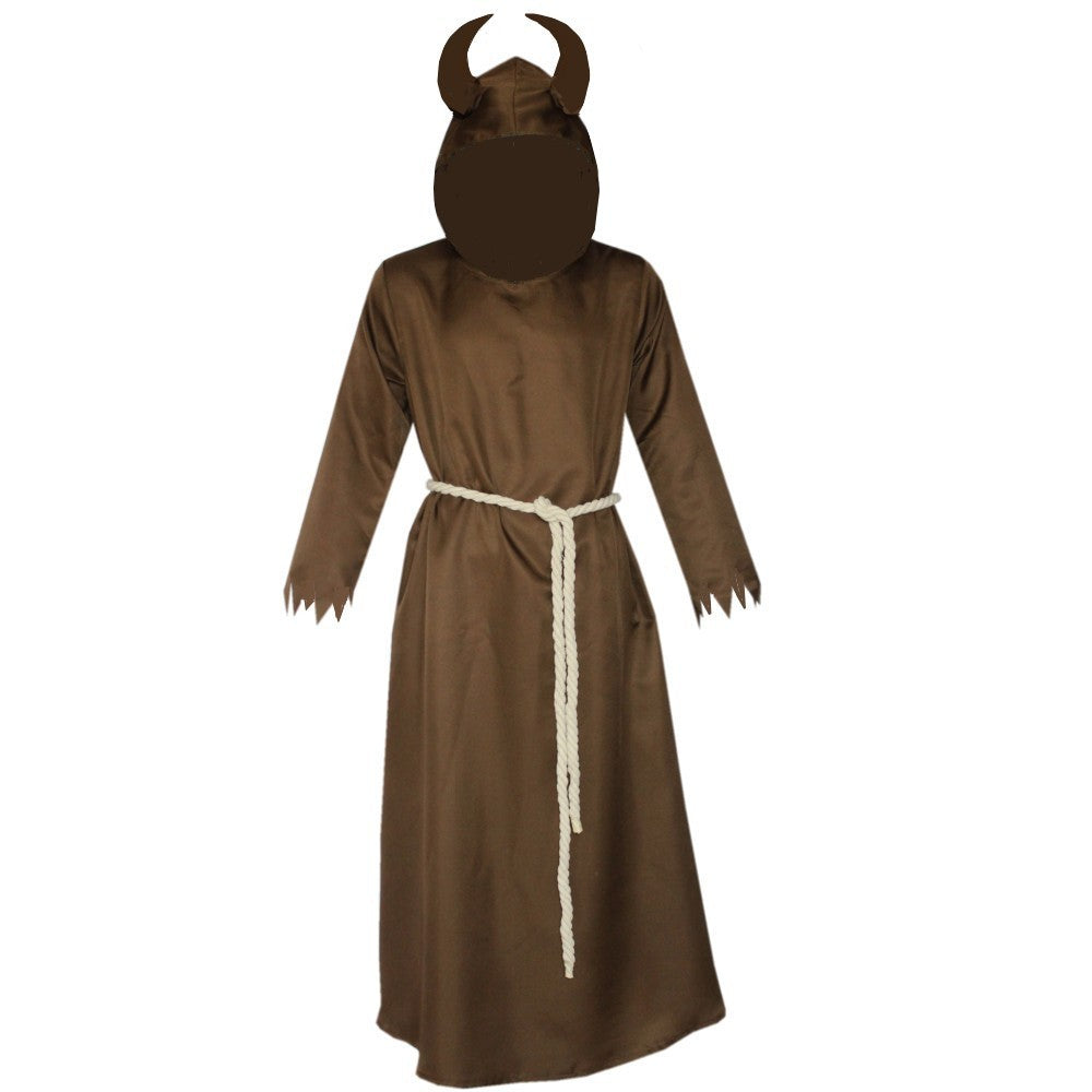 Halloween Medieval Horns Death Devil Wizard Cloak Cospiay Costume — packaging