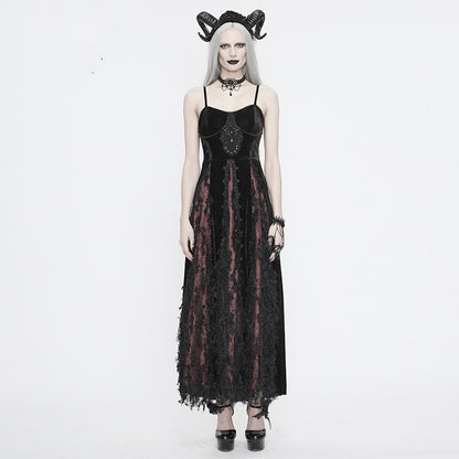 Vintage Gothic Fashion Women's Sling Dress | Magic Stories