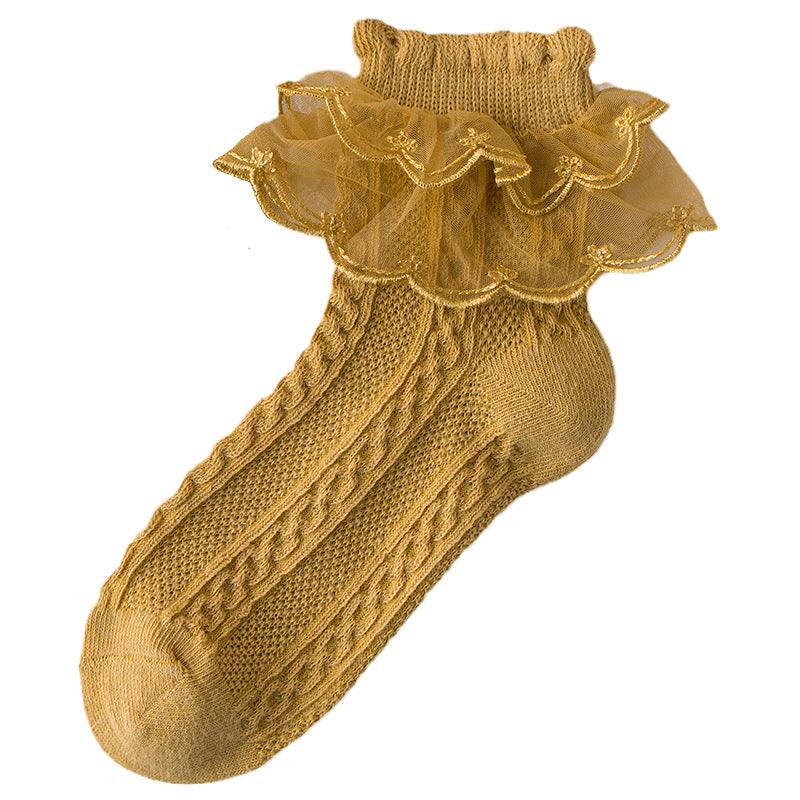 Lolita Style Socks Girls Lace | Magic Stories