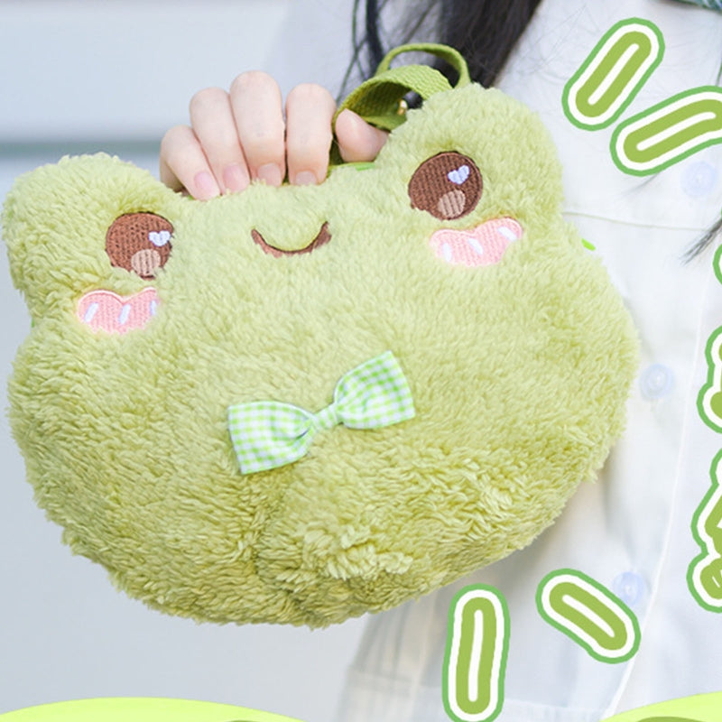 Plush Bag Cross-body Cute Plush Frog Doll — packaging