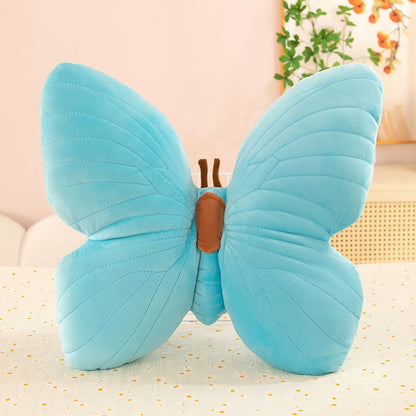 Ins Butterfly Pillow Cushion Plush Toy Blue | Magic Stories