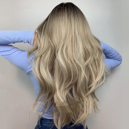 Fluffy Two-dimensional Animation Cosplay Female Wig — back view