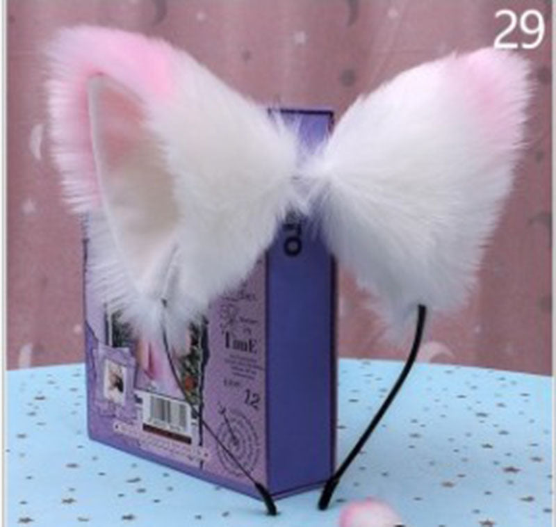 Anime Cat Girl Hair Hoop Headband Cat Ears — back view