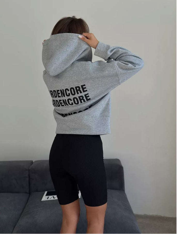 Harajuku Oversized Cropped Letter Print | Magic Stories