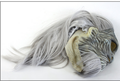 Latex Wig Mask Halloween Horror Headgear | Magic Stories