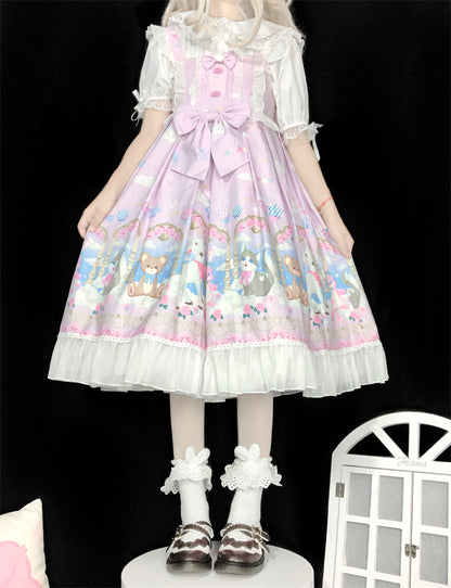 Lolita Fantasy Amusement Park Sling Dress | Magic Stories
